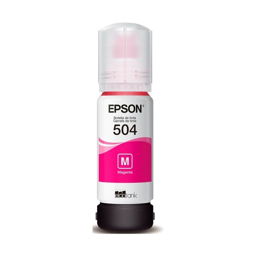 [T504320] TINTA EPSON 504 MAGENTA PARA SISTEMA CONTINUO ECOTANK