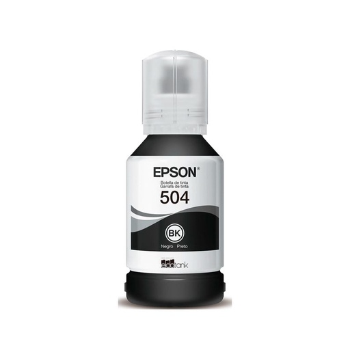 [T504120] TINTA EPSON 504 NEGRO PARA SISTEMA CONTINUO ECOTANK