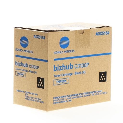 [A0X5154] TONER KONICA MINOLTA TNP50K NEGRO