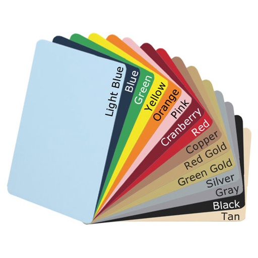 TARJETAS PVC CR80 COLOR x100