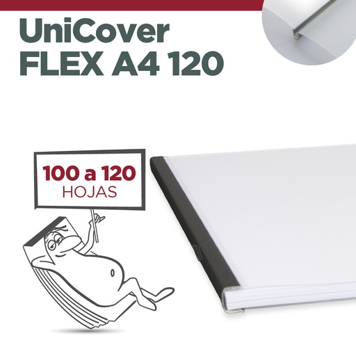 UNICOVER FLEX/PLUS A4 120 (Entre 100 y 120 hojas)