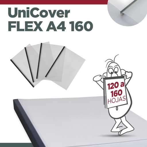 UNICOVER FLEX/PLUS A4 160 (Entre 120 y 160 hojas)