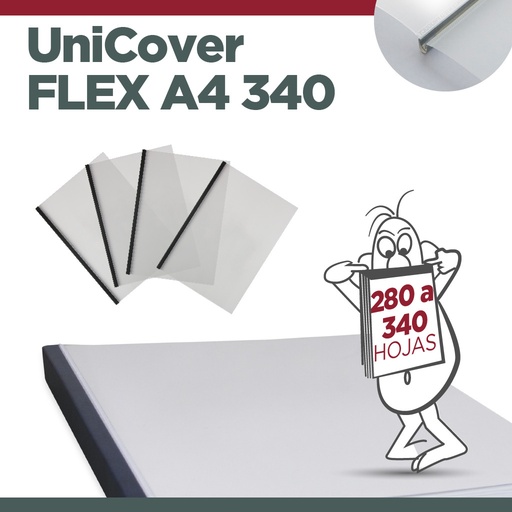 UNICOVER FLEX/PLUS A4 340 (Entre 220 y 340 hojas)