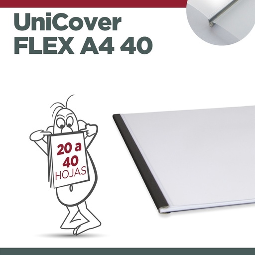 UNICOVER FLEX/PLUS A4 40 (Entre 15 y 40 hojas)