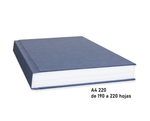 UNICOVER HARD A4 220 (entre 190 y 220 hojas)